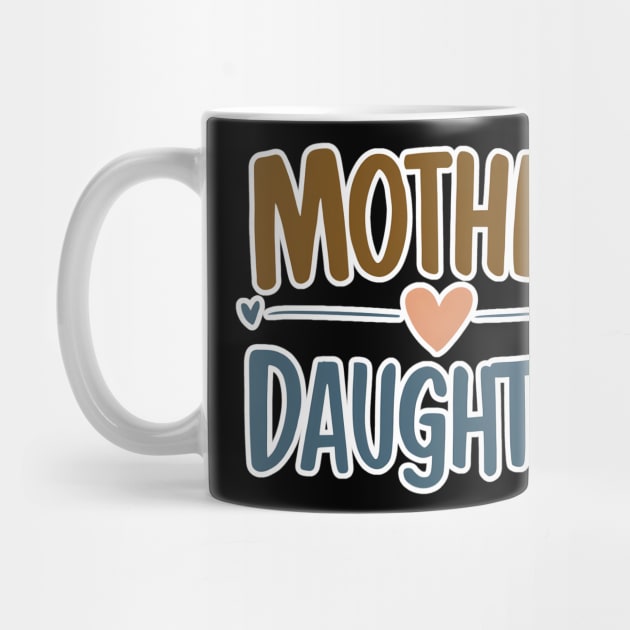 Cherished Bond Mother Daughter Love Heart Mother's Day by TaansCreation 